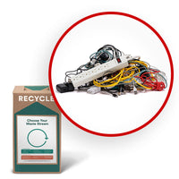 TerraCycle - Boîte Zéro Déchet pour barres multiprises et câbles d'alimentation, 10 po x 10 po x 18 po, petite-Utilisez cette boîte pour recycler les barres multiprises et les câbles d'alimentation