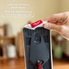 Vileda - H2prO Système de vadrouille à plat- Convient à toutes les surfaces dures — idéal pour les carreaux, le bois, le stratifié, le vinyle et plus encore