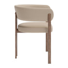 Zuo - Ruge Chaise de salle à manger - Beige - Ensemble de 2-Dimensions: 22,0 po L x 25,0 po L x 28,0 po H