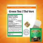 Twinings - Sachets de thé vert pur - paquet de 50-Faites infuser un sachet dans de l’eau fraîchement bouillie pendant 2 minutes et dégustez-le chaud ou servi sur glace