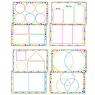 Teacher Created Resources - Tapis de tri - Ensemble de 4-Les 8 organisateurs graphiques facilitent l'apprentissage du tri, de la classification, de la catégorisation, du classement et de la comparaison grâce à l'utilisation de compteurs, d'objets manipulables ou de crayons effaçables à sec