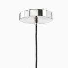 Modway - Starlight 1-Lumière Lumière suspendue - Nickel blanc poli-Nécessite une ampoule E26 de 60 W
