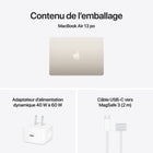 Apple - MacBook Air 13 po - M5 - 10 coeurs - 1 To SSD - Mémoire unifiée 16 Go - Comète - Français-9