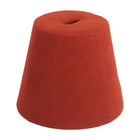 Zuo - Upela Pouf - Rouge-Empilable pour un rangement pratique et peu encombrant