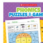 Scholastic Teaching Solutions - Cahier d'activités sur les puzzles et les jeux de phonétique pour les classes 1 et 2-Parfait pour les devoirs et le travail indépendant !