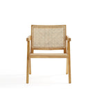 Manhattan Comfort - Hamlet fauteuil d’appoint industry chic 22,64" - nature-Siège en canne naturelle