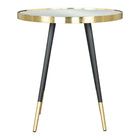 Zuo - Particle Table d’appoint - Or/Noir-Dimensions: 18,0 po L x 18,0 po L x 20,0 po H