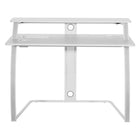 DESIGNlab By OSP - Bureau de jeu Code30 Battlestation - Blanc-Deux prises de courant intégrées, avec ports USB-A et USB-C 