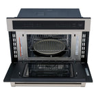 Kucht - Four micro-ondes encastré 30 po, 1,6 pi³ - Micro-ondes à convection et friteuse à air - Acier inoxydable-Écran ACL Cristal et commandes tactiles en verre