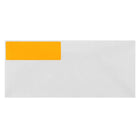 JAM Paper Étiquettes postales, 1 1/3 x 4 po, orange néon, 252/paquet-14 étiquettes par feuille