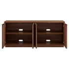 Hudson&Canal - Table de buffet Mansfield 68" L - Noyer satiné-Nettoyer avec un chiffon doux et sec, sans produits chimiques agressifs ni produits de nettoyage abrasifs