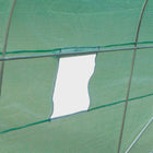 Outsunny - serre tunnel avec porte enroulable - 14.6' x 6.6' x 6.6'- Porte à enroulement zippée pour un accès facile, pouvant être attachée en haut pour rester ouverte  
