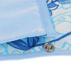 BIOS Living - Protège de vêtement - Floral bleu-La pochette attrape-miettes repliable permet de capturer les aliments et les liquides
