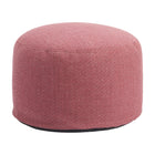 Zuo - Aruz Pouf - Rouge-Coussins amovibles facilitant le nettoyage et l’entretien