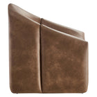 Modway - Vivi Cuir végane Chaise d’accent - Brown-Glissements au pied sans marquer
