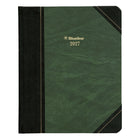 Blueline - 2027 agenda quotidien Traditional – 8 1/8 po x 6 9/16 po – vert marbré – bilingue-Horaire de rendez-vous de 7 h a.m. à 7 h 30 p.m., à intervalles de 30 minutes pour la semaine complète