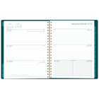 Mead - Agenda hebdomadaire/mensuel 2027 - 11 1/4 po H x 9 po l - motif géométrique linéaire - grand - bilingue-Format des pages : 11 po H x 8 1/2 po l