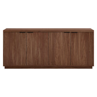 Hudson&Canal - Table de buffet Mansfield 68" L - Noyer satiné-Un design contemporain moderne pour votre salle à manger, votre cuisine ou votre bureau