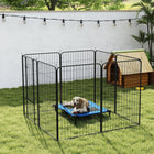 PawHut - Parc à chiens robuste à 8 panneaux avec porte pour grands chiens - 47 po H-Garde votre animal en sécurité tout en offrant plus d'espace pour jouer, dormir et faire de l'exercice
