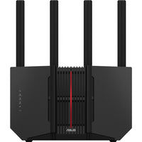 ASUS - Routeur extensible tri-bande WiFi 7 Smart AiMesh RT-BE92U BE9700 - Noir-WiFi 7 802.11be au-delà de la vitesse Les nouveaux canaux 320 MHz dans la bande 6 GHz et 4096-QAM augmentent considérablement la capacité et le débit du réseau, avec des vitesses allant jusqu'à 9 700 Mbps.