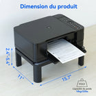 ShoppingAll - Rehausseur de moniteur à hauteur et angle de surface réglables-Cinq angles d’inclinaison : 30°/35°/40°/45°/50°.