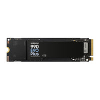 Samsung - 990 Evo Plus Pcle Gen4 Disque dur interne - 4To - Noir-Nouvelles performances à grande vitesse ; offrant des vitesses de lecture/écriture allant jusqu'à 7 250 Mo/s et 6 300 Mo/s