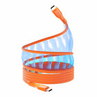 Statik - MagStack Pro Câble de Charge/Sync Magnétique USB-C vers USB-C 3.3 pi, Orange-Transfert de données rapide à 480 Mbit/s : transférez en toute sécurité vos fichiers importants, vidéos, musiques, films, podcasts et bien plus encore. Compatible avec les transferts entre votre téléphone et votre ordinateur, votre ordinateur et un disque dur, ou toute autre combinaison d'appareils compatibles