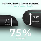 MotionGrey - Fauteuil de bureau ergonomique NovaCloud à dossier haut avec appui-tête 2D et accoudoirs réglables - Noir-Structure durable et respirante – Conçue avec un cadre robuste et un dossier en maille respirante, idéale pour une utilisation quotidienne tout en favorisant la circulation de l’air pour vous garder au frais et confortable