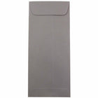 JAM Paper Enveloppes ouvertes au bout format invitation avec fermeture gommée, 4 1/8 x 9 1/2 po, gris foncé, 1000/paquet-Gris foncé
