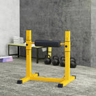 Soozier - Support bulgare pour fente, jaune-12 niveaux de hauteur réglables permettent un angle plus sûr et plus ergonomique, adapté au corps et au niveau de l'utilisateur