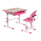 TygerClaw - Bureau pour enfants à hauteur réglable avec rangement, rose-Le tiroir compartimenté coulissant est conçu pour organiser et ranger divers articles tels que des livres, des papiers, de la papeterie et des ustensiles de coloriage.