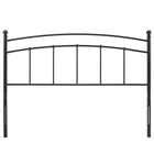Modway - Abigail Métal Tête de lit King, Noir-Hauteur ajustable