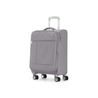 Bugatti - Amsterdam Ensemble de valises souples 2 pièces - Gris-Poche zippée pratique et facile d'accès située à l'avant du bagage