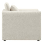 Modway - Waverly Boucle Tapis Fauteuil - Ivoire-Livré entièrement assemblé