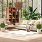 HOMCOM - Boule topiaire artificielle d’eucalyptus 22 po avec piquets de fixation au sol - vert - ensemble de 2-Couleur : Vert 