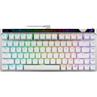 ASUS - Clavier de jeu filaire analogique/à effet Hall ROG Falchion Ace 75 HE - Blanc-Interrupteurs magnétiques ROG HFX V2 et V2X remplaçables à chaud. Profitez d'une frappe raffinée grâce à une course d'activation personnalisable de 0,1 à 3,5 mm et un réglage précis par incréments de 0,01 mm