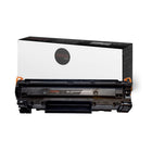 Premium Tone - HP CB435/CB436/CE285/Canon no.125 Alternatif JUMBO - Rendement standard - Noir-Couleur: Noir