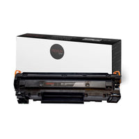 Premium Tone - HP CB435/CB436/CE285/Canon no.125 Alternatif JUMBO - Rendement standard - Noir-Couleur: Noir