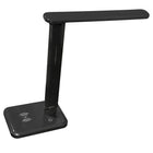 Simply - Lampe de bureau LED avec chargeur sans fil - noir-Trois réglages d'éclairage de température ajustables (2700K / 4000K / 6500K), interrupteur dédié marche/arrêt