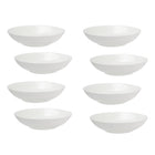 Maxwell & Williams - Bases Blanche Bol de Coupe Ronde - 20 cm - Paquet de 8-Lavage des mains recommandé