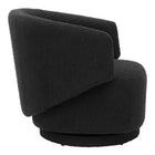 Modway - Celestia Tissu Boucle Chaise pivotante - Noir-Capacité du fauteuil d’accent : 330 lb