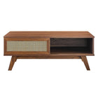 Modway - Soma Table basse - Noyer-Capacité de poids : 189 lb
