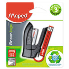 Maped - Mini Agrafeuse Greenlogic - Couleurs assorties-Aussi discret que pratique, cette mini agrafeuse est facile à utiliser et se glisse dans vos espaces de rangement les plus étroits