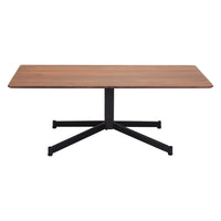 Zuo - Mazzy Table basse - Brun-Plateau en MDF avec fini imitation bois au look naturel sophistiqué