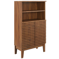 Modway - Render Autonome Armoire de rangement de salle de bain in Noyer-Conception autonome
