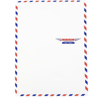 JAM Paper Enveloppes pour catalogue avec ouverture à lâ€™extrémité 9 x 12 pour correspondance aérienne, 100/paquet-Enveloppes conçues pour correspondance aérienne