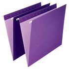 Staples Chemises suspendues de couleur, format lettre, 8 1/2 po x 11 po, violettes-Format lettre