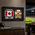 Frameworth - Coupe du Monde FIFA 2026 Officielle Canada Cadre Drapeau et Trophée - 15 po x 24 po-7