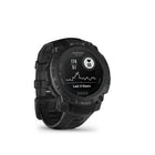 Garmin - Instinct 3 - 45 mm, solaire, édition tactique, noir avec bracelet noir-CONCEPTION ROBUSTE ET LUNETTE RENFORCÉE EN MÉTAL - Explorez en toute confiance avec une conception robuste, comprenant une lunette renforcée en métal et un écran résistant aux rayures.