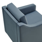 Modway - Liora Performance Velvet Fauteuil - Cadet Blue-8